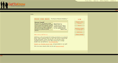 Desktop Screenshot of gettoknow.com